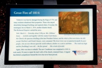 Great Fire of 1814 Marker image. Click for full size.