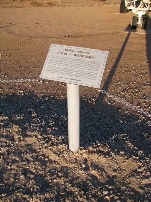 F-111A - "Aardvark" Marker. Click for full size. F-111A - "Aardvark" Marker image. Click for full size.