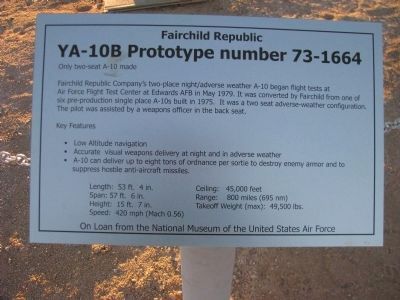 YA-10B Marker. Click for full size. YA-10B Marker image. Click for full size.