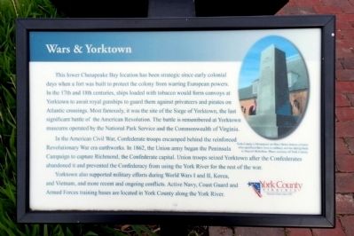 Wars & Yorktown Marker image. Click for full size.