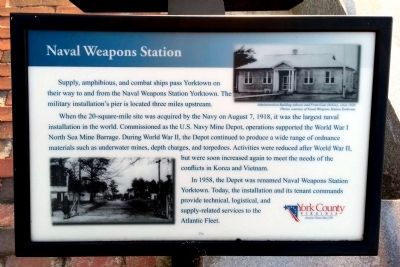 Naval Weapons Station Marker image. Click for full size.