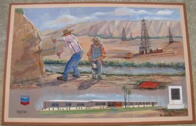 Oildale Waits Drilling Company Mural. Click for full size. Oildale Waits Drilling Company Mural image. Click for full size.