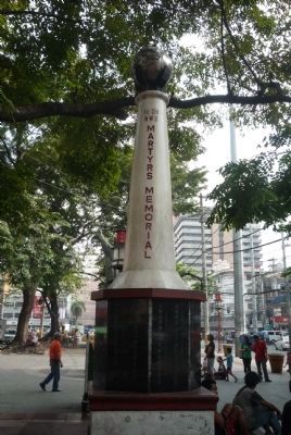 Filipino-Chinese World War II Martyrs Memorial. Click for full size. Filipino-Chinese World War II Martyrs Memorial image. Click for full size.