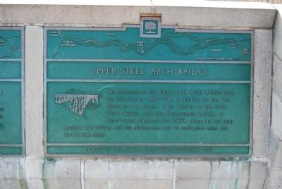Upper Steel Arch Bridge Marker image. Click for full size.