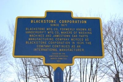 Blackstone Corporation Marker image. Click for full size.