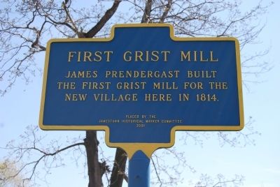 First Grist Mill Marker image. Click for full size.