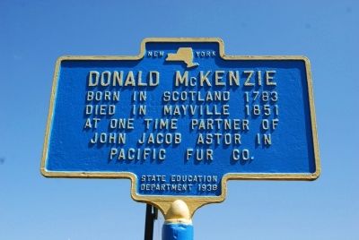 Donald McKenzie Marker image. Click for full size.