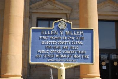 Ellen Y. Miller Marker image. Click for full size.