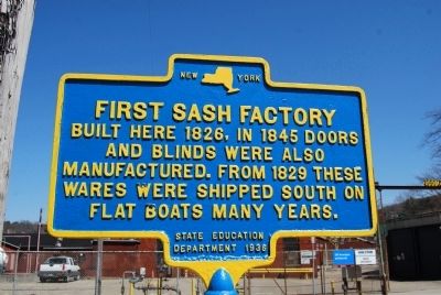 First Sash Factory Marker. Click for full size. First Sash Factory Marker image. Click for full size.