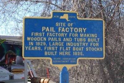 Site of Pail Factory Marker image. Click for full size.
