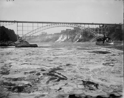 Upper Steel Arch Bridge, ca. 1900 image. Click for full size.