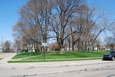 First Burial Ground Marker. Click for full size. First Burial Ground Marker image. Click for full size.