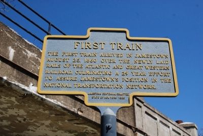 First Train Marker image. Click for full size.
