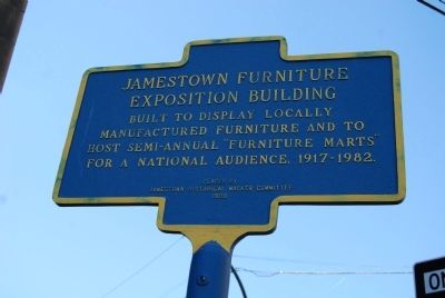 Jamestown Furniture Exposition Building Marker image. Click for full size.