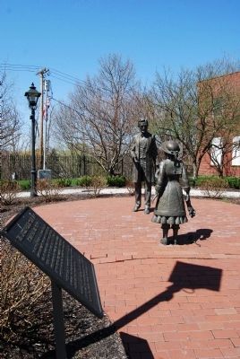 The Lincoln-Bedell Statue Park Marker image. Click for full size.
