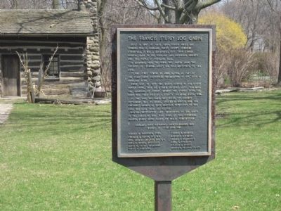 The Francis Stupey Log Cabin Marker image. Click for full size.