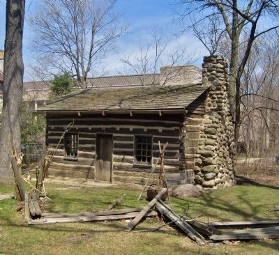 The Francis Stupey Log Cabin image. Click for full size.