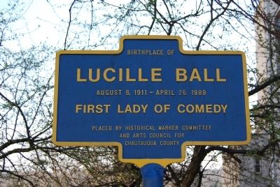 Birthplace of Lucille Ball Marker image. Click for full size.