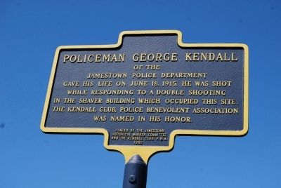 Policeman George Kendall Marker image. Click for full size.