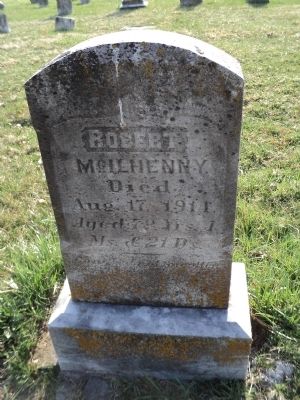 Grave of Robert McIlhenny image. Click for full size.