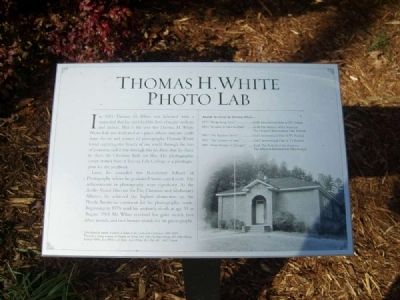 Thomas H. White Photo Lab Marker image. Click for full size.