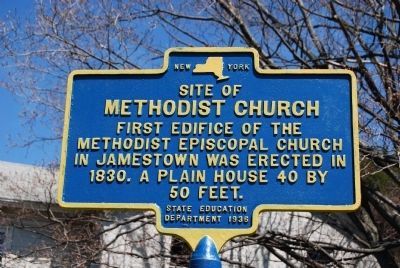 Site of Methodist Church Marker. Click for full size. Site of Methodist Church Marker image. Click for full size.