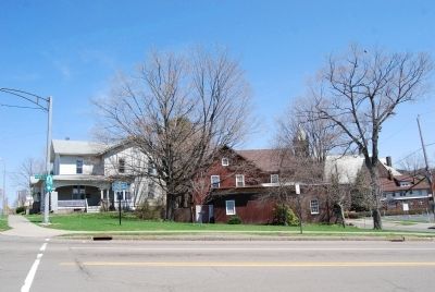 Site of Methodist Church Marker. Click for full size. Site of Methodist Church Marker image. Click for full size.