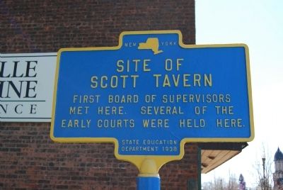 Site of Scott Tavern Marker. Click for full size. Site of Scott Tavern Marker image. Click for full size.