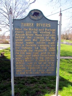 Three Rivers Marker. Click for full size. Three Rivers Marker image. Click for full size.