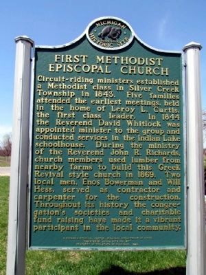 First Methodist Episcopal Church Marker. Click for full size. First Methodist Episcopal Church Marker image. Click for full size.