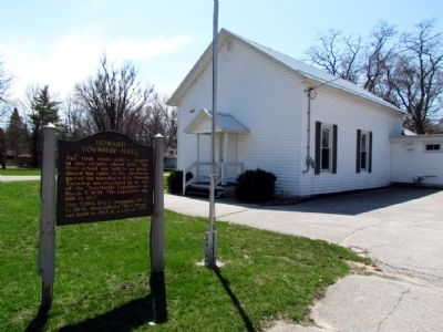Howard Township Hall image. Click for full size.