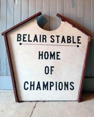 Belair Stable<br>Home of Champions image. Click for full size.