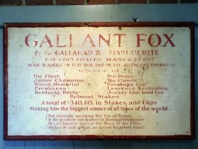 Gallant Fox image. Click for full size.