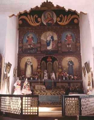 Main Altar, San Jos de Gracias, Las Trampas, New Mexico image. Click for full size.