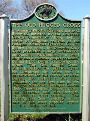 The Old Rugged Cross Marker image. Click for full size.