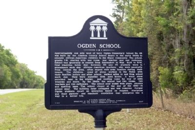 Odgen School Marker image. Click for full size.