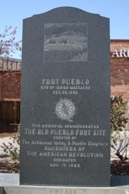 Fort Pueblo Monument. Click for full size. Fort Pueblo Monument image. Click for full size.