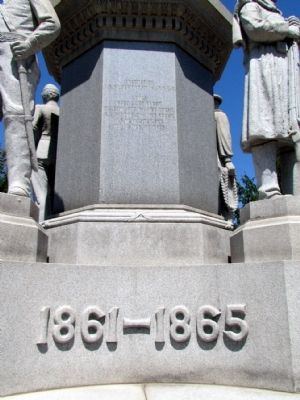 Dowagiac Civil War Monument Marker. Click for full size. Dowagiac Civil War Monument Marker image. Click for full size.