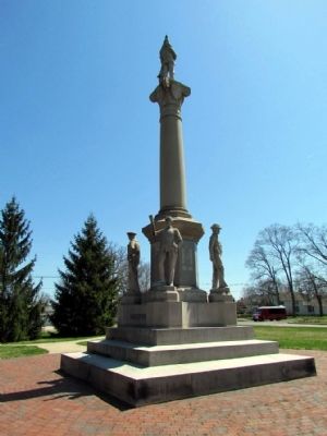 North and West Sides of Monument. Click for full size. North and West Sides of Monument image. Click for full size.
