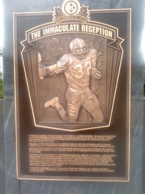The Immaculate Reception Marker image. Click for full size.