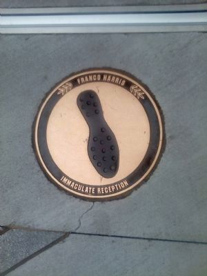Franco Harris Footprint image. Click for full size.