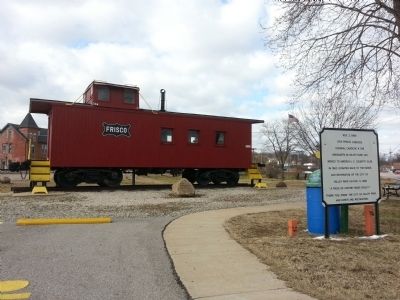 1935 Frisco Caboose Marker image. Click for full size.
