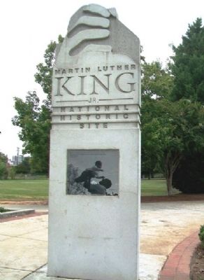 Martin Luther King, Jr. National Historic Site Marker image. Click for full size.