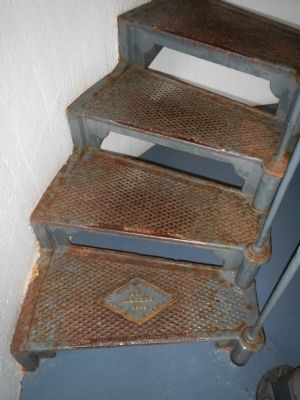 Point Arena Lighthouse Stairway. Click for full size. Point Arena Lighthouse Stairway image. Click for full size.