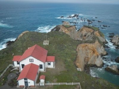 Point Arena from the Lighthouse. Click for full size. Point Arena from the Lighthouse image. Click for full size.