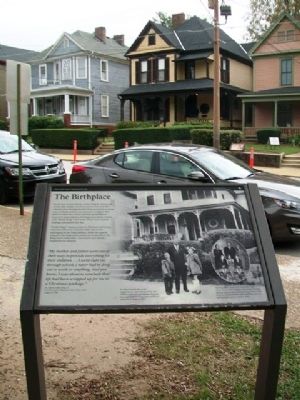 The Birthplace and Marker image. Click for full size.