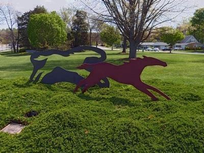 Horse Race Sculpture image. Click for full size.