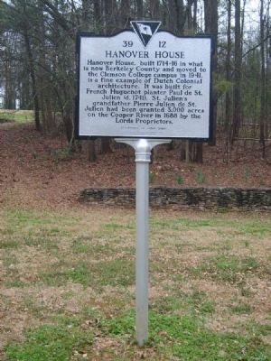 Hanover House Marker<br>Front image. Click for full size.