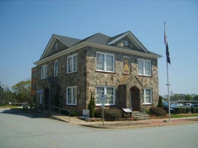 Oconee Veterans Museum ("The Rock House"). Click for full size. Oconee Veterans Museum ("The Rock House") image. Click for full size.