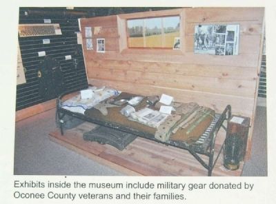 Patriot's Hall: Oconee Veterans Museum Marker image. Click for full size.
